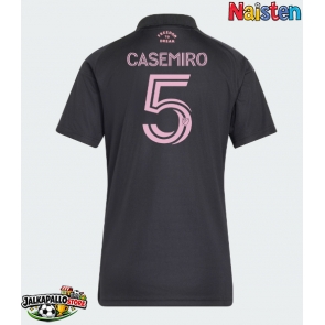 Inter Miami Casemiro #5 Vieraspaita Naisten 2026-27 Lyhythihainen